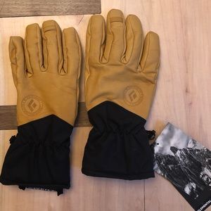 Black Diamond Pertex Tour Ski Gloves khaki Medium M
